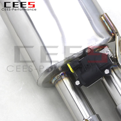 CEES Valved Sport Exhaust System Auto Parts for Audi A6 2.0T C7 2012-2018 Stainless Steel Catback Exhaust System Accessories