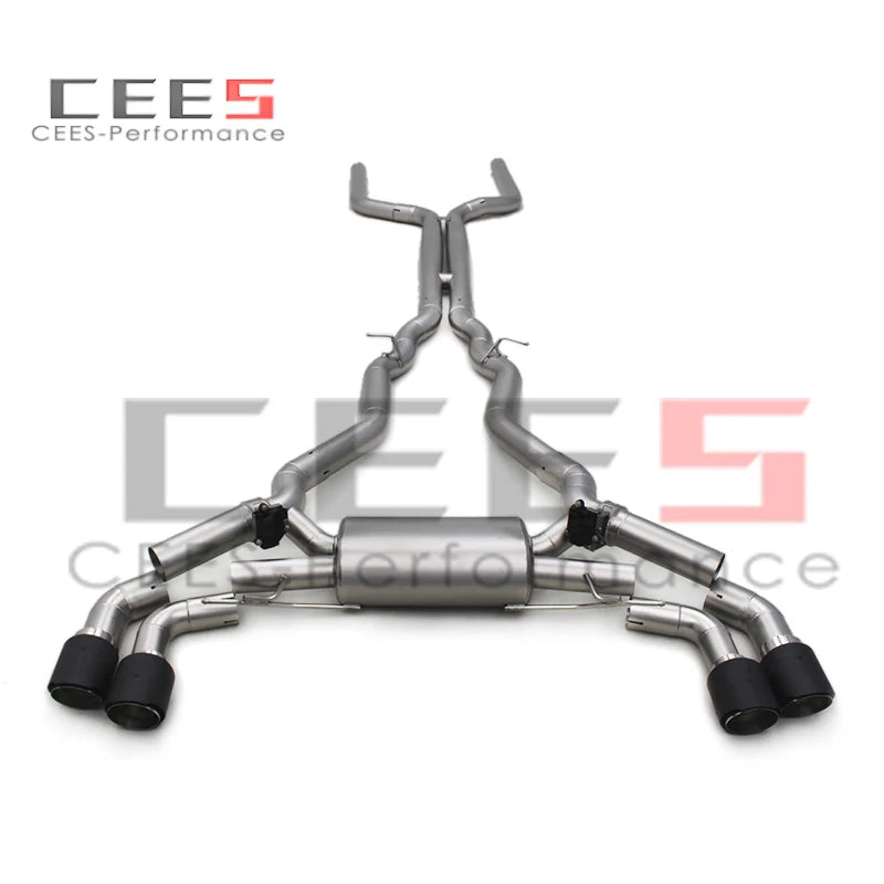 CEES Performance for BMW M5 F90 4.4T 2018-2023 Tuning Valvetronic Muffler Catback Exhaust System With Valve  Sistemas De Escape