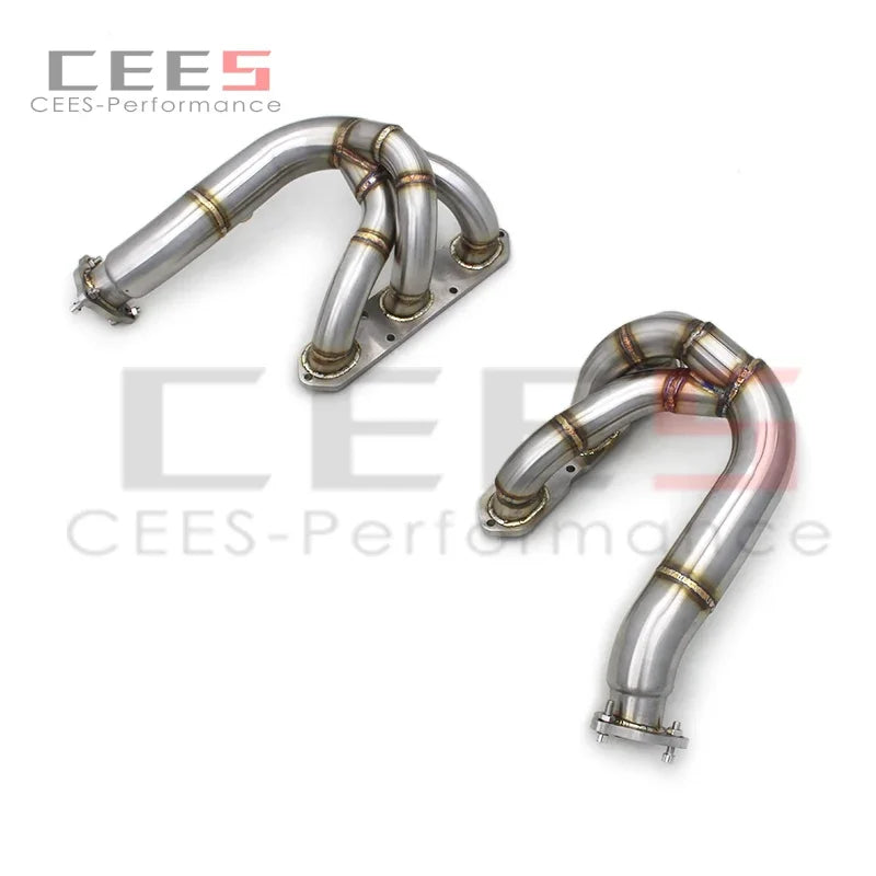 CEES Lengthening Exhaust manifold For Porsche Boxster/Cayman 987.2 2008-2012 Car Exhaust System Stainless Steel Exhaust Pipe