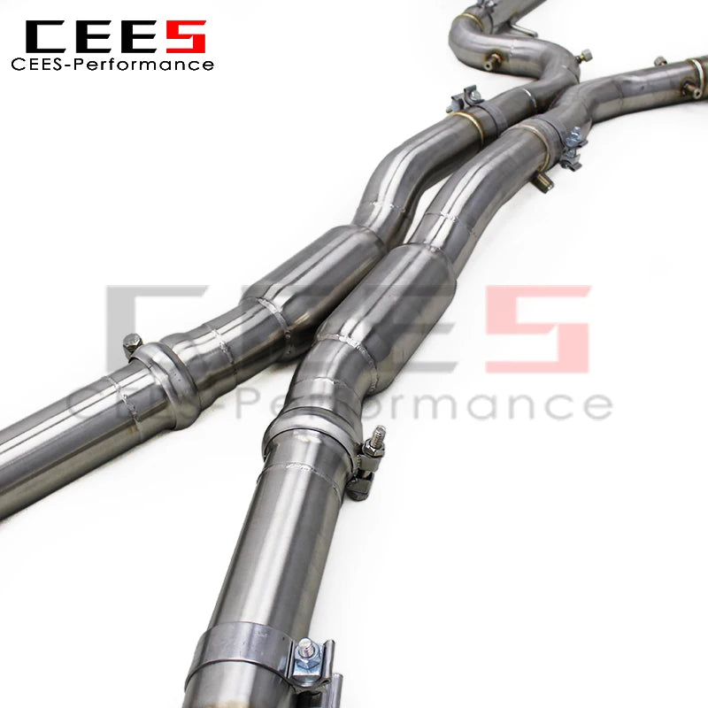 CEES Suitable for MP Bumper Exhaust Pipe for BMW M3/M4 G80/G82/G83 3.0T 2019-2023 Stainless Steel Catback Exhaust System