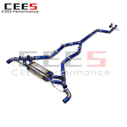 CEES Titanium Exhaust System for BMW X5 X6 B58 G05 G06 3.0T 2019-2023 Catback Sport Valvetronic Exhaust Mufflers Accessories