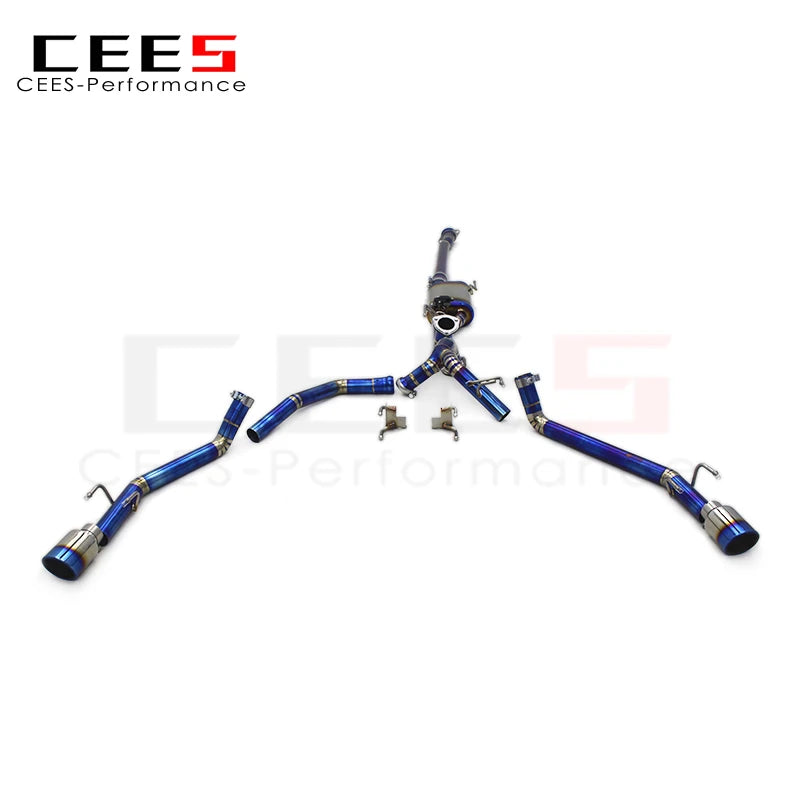 CEES New Style Automobile Titanium Performance Catback Exhaust Valvetronic Muffler System For Ford F150 3.5T 2015-2019