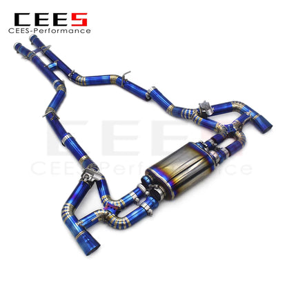 CEES Performance Titanium Exhaust Pipe Muffler Escape Catback Exhaust System For Mercedes-Benz AMG GT/GTS(C190) 4.0T2014-2023