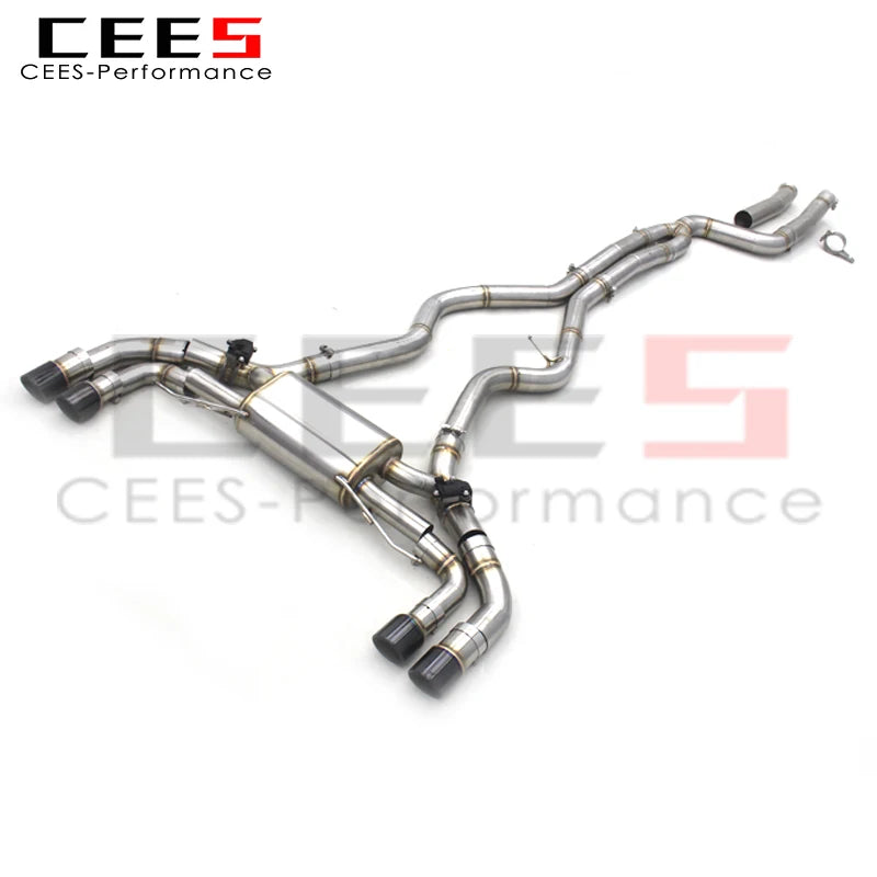 CEES Exhaust Pipes for BMW M440i G22 M340i G20 B58 3.0T 2019-2022 Racing Muffler Exhaust T304 Valve Catback Exhaust Systems