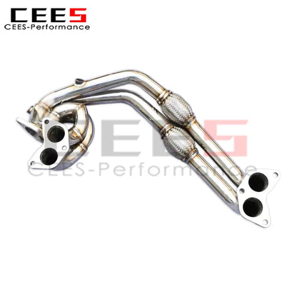 cees High Flow Catted Exhaust Manifold For Toyota GT86/FT86/GR86/86 2.0 2012-2019 SUS304 Stainless steel Exhaust Downpipe System