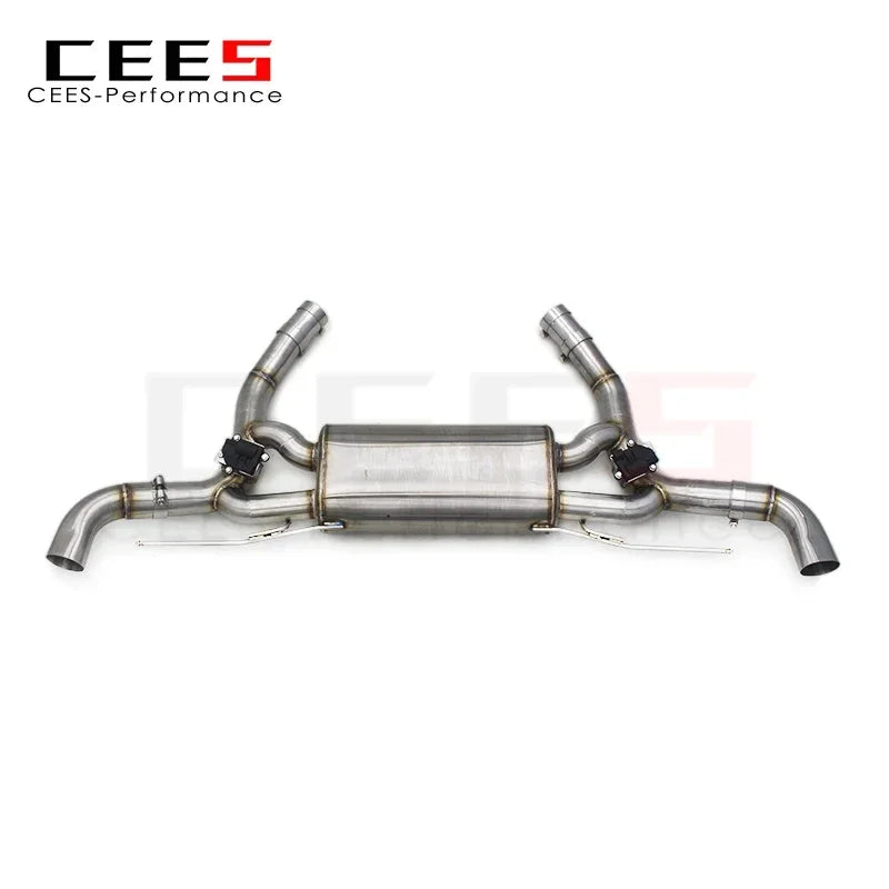 CEES Valvetronic Muffler Axle Exhaust For BMW X7 3.0T/4.4TT G07 2019-2023 Stainless Steel Escape Exhaust Pipe