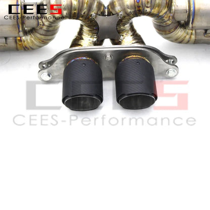 cees Catback Exhaust For Porsche 911 991/991.1 GT3 4.0 2015-2018 Exhaust Pipe Muffler Escape Titanium alloy Exhaust System