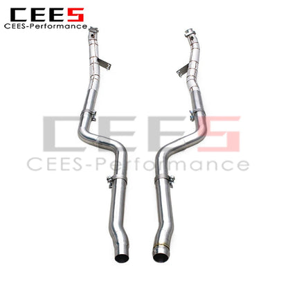 Mercedes-Benz CLS350 3.5L Stainless Steel Heat shield Downpipe Exhaust System
