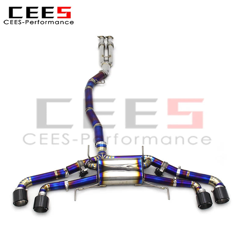 cees Catback Exhaust System for Nissan GTR GT-R R34/R35 3.8TT 2008-202 ...