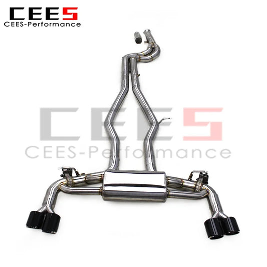 cees Catback Exhaust for BMW Z4 G29 3.0T 2019-2024 SS304 Stainless Steel Exhaust Muffler Valvetronic Racing System Assembly