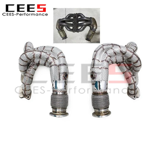 Ferrari 458 Speciale/458SC 4.5L 2011-2016 Stainless Steel Manifold Header Exhaust System