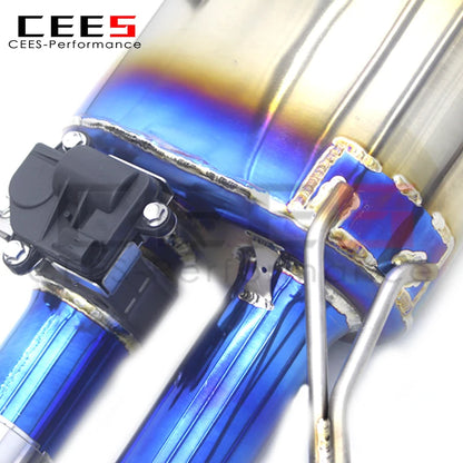 CEES Catback Exhaust System Valvetronic Titanium High Performance Exhaust Pipe For BMW M3 E90/E92/E93 4.0L 2008-2013