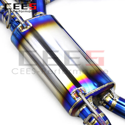 cees Catback Exhaust Pipes System for BMW M850/M850i 4.4TT G14/G15/G16 Alpina B8 2020-2023 Titanium Escape Exhaust Pipe Muffler