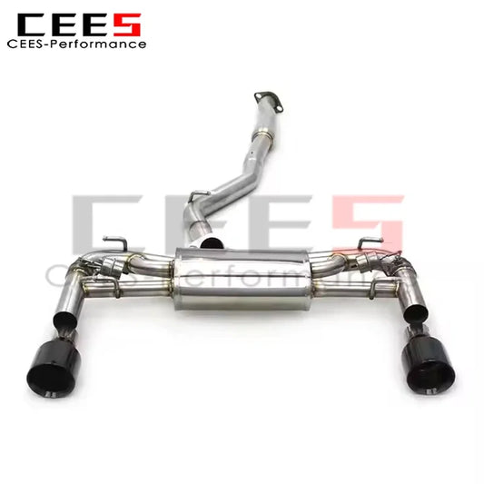 cees Performance Catback Exhaust System For Toyota FT86/GT86/GR86/86 2.0 2012-2024 Stainless Steel with vacuum Valved Exhaust