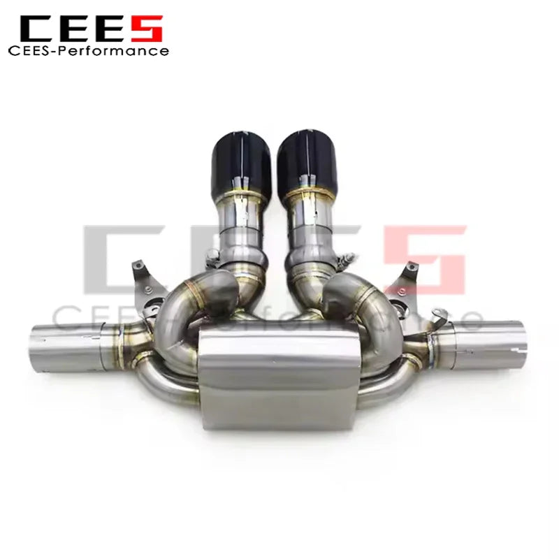 cees Performance Valved Sport Exhaust Pipe for Porsche 911 992 3.0T 2020-2023 SS304 Stainless Steel Catback Exhaust System