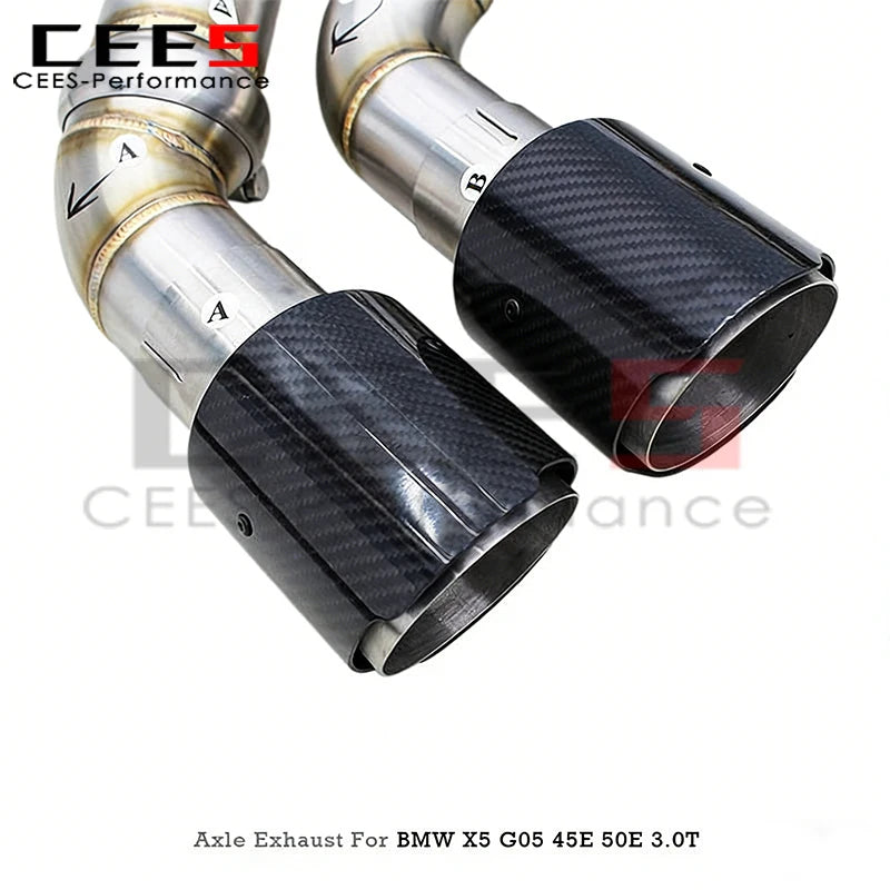 BMW X5 G05 45E/50E 2019+ Valved Sport Axle Exhaust System