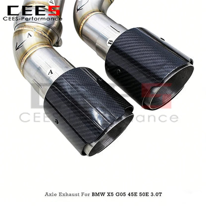 BMW X5 G05 45E/50E 2019+ Valved Sport Axle Exhaust System