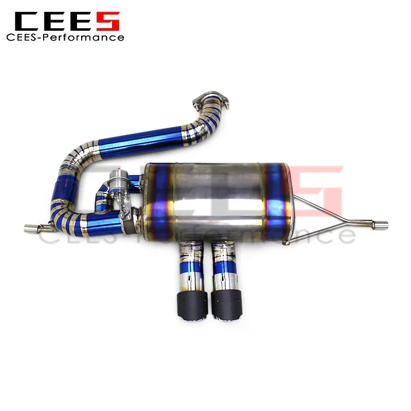 CEES Titanium Valve Catback Exhaust System For Lotus Exige V6 3.5T 2012-2019 Racing Exhaust Pipe Muffler Escape Auto Parts