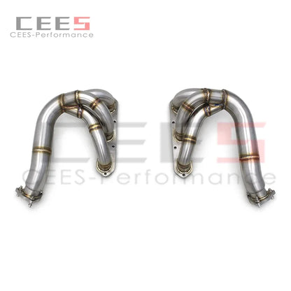 CEES Lengthening Exhaust manifold For Porsche Boxster/Cayman 987.2 2008-2012 Car Exhaust System Stainless Steel Exhaust Pipe