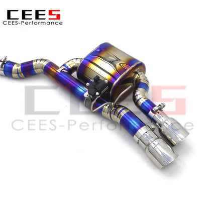 CEES Catback Exhaust System Valvetronic High Performance Exhaust Pipe For BMW M6 E63 V10 5.0L 2006-2010