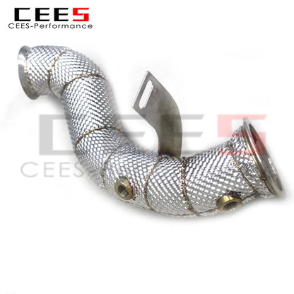 CEES Downpipe for Mercedes-Benz E200 E300 W213 2.0T 2017+ Tuning Performance Car Exhaust System Exhaust Downpipe  Pipe