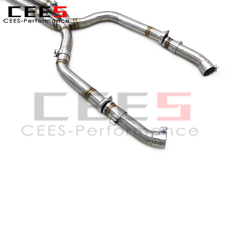 cees Catback Exhaust Pipes for BMW M850/M850i 4.4TT 2019-2023 Car Exhaust System Stainless Steel Exhaust Pipe Muffler Escape