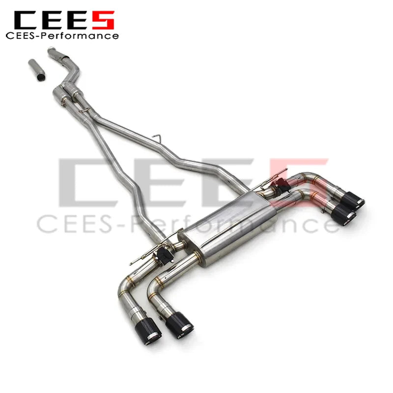 cees Catback Exhaust System for BMW 530/530i B48 3.0T 2017-2023 Escape Performance SUS304/Titanium Exhaust Pipe Muffler Assembly