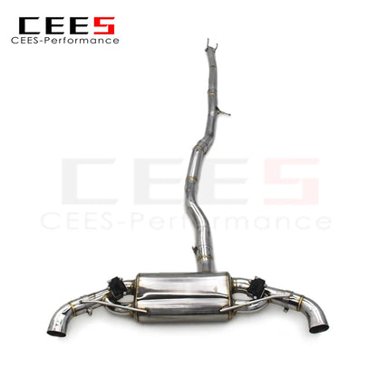 CEES Catback Exhaust For Mercedes-Benz A45 AMG 2.0T 2014-2023 Exhaust Pipe Muffler Stainless Steel Escape