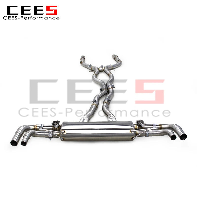 CEES New Style Catback Exhaust System For Mercedes-Benz GLE63 AMG W167 4.0T 2020-2023 Stainless Steel Car Exhaust Pipe Muffler