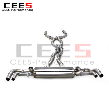 CEES New Style Catback Exhaust System For Mercedes-Benz GLE63 AMG W167 4.0T 2020-2023 Stainless Steel Car Exhaust Pipe Muffler