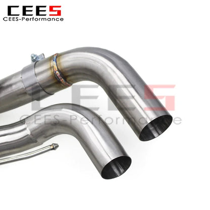 CEES Valvetronic Exhaust Pipe Muffler For BMW X7 M60i 4.4TT 2023-2024 Stainless Steel Catback Exhaust System With Remote Control