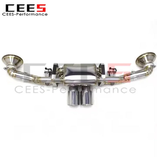 cees Tuning Catback Exhaust System for Porsche 911 992 GT3 4.0 2017-2024 Titanium Exhaust Pipe Muffler Escape Valvetronic