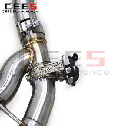 CEES Stainless Steel Performance Exhaust Pipe for BMW M2 Competition/M2C 3.0T F87 S55 2018-2024 Valved Catback Exhaust System