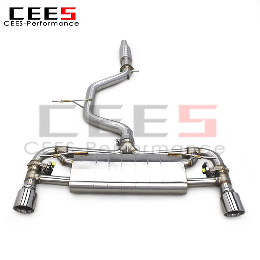 cees Catback Exhaust System Pipes for VW GOLF 7/MK7/GTI 2.0T 2014-2020 SS304 Stainless Steel Car Escape Exhaust Pipe Muffler