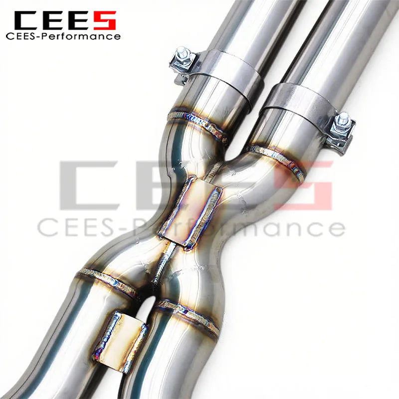 Mercedes-Benz CLS550 V8 4.7L SS304 Valved Sport Exhaust System
