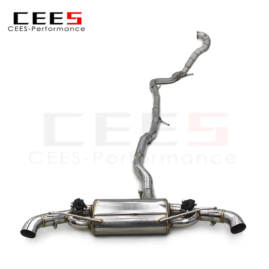 CEES Catback Exhaust Escape Exhaust Downpipe For Mercedes-Benz A45 AMG 2.0T 2014-2023 Stainless Steel Valvetronic Exhaust Pipe