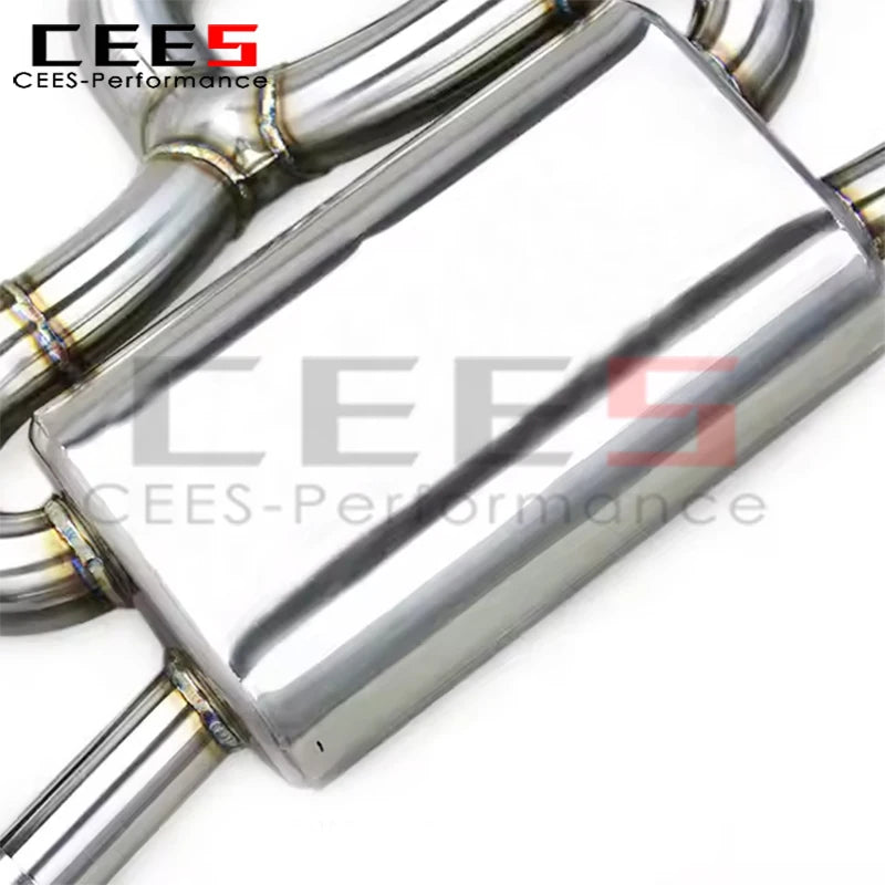 cees Tuning Catback Exhaust for VW GOLF 7/MK7/R/7R 2.0T 2014-2020 Muffler Exhaust System Stainless Steel Escape Exhaust Pipe