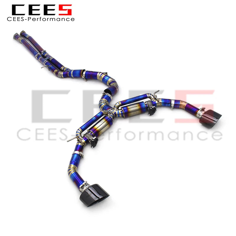 Escape Catback Exhaust For Audi RS3/TTRS 2.5T 2017-2023 Titanium Exhaust Pipe Muffler Car Exhaust System