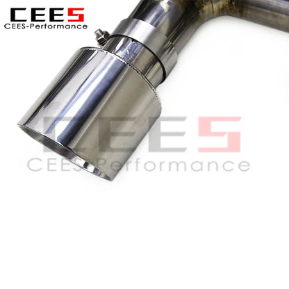 CEES Catback Exhaust Muffler for Porsche 718 Cayman GT4 4.0L 2020-2022 Performance Titanium Car Escape Exhaust Pipes System