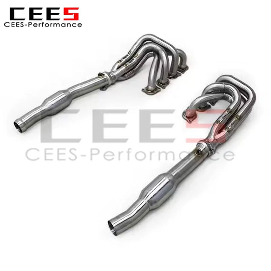 cees Exhaust Manifold Pipes for Mercedes-Benz SLS AMG C197 6.2L 2011+ SUS304 Stainless Steel Racing Tuning Exhaust Pipe System