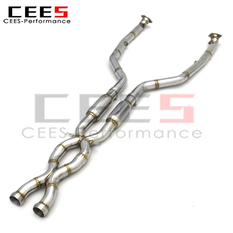 cees for BMW M3 E90/E92/E93 4.0L 2007-2013 Car Exhaust X Mid-pipe Titanium/Stainless Steel Exhaust Pipe Muffler Mid Pipe System