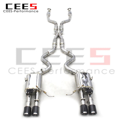 CEES Performance valve Exhaust Pipe For BMW M3 E92 4.0L 2008-2013 Stainless Steel304 Car Exhaust systems mufflers