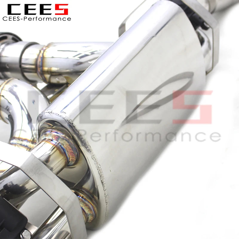 CEES Catback Exhaust System For Porsche 911 992 GT3 4.0 2017-2023 Stainless Steel Exhaust Pipe Muffler Exhaust valve control