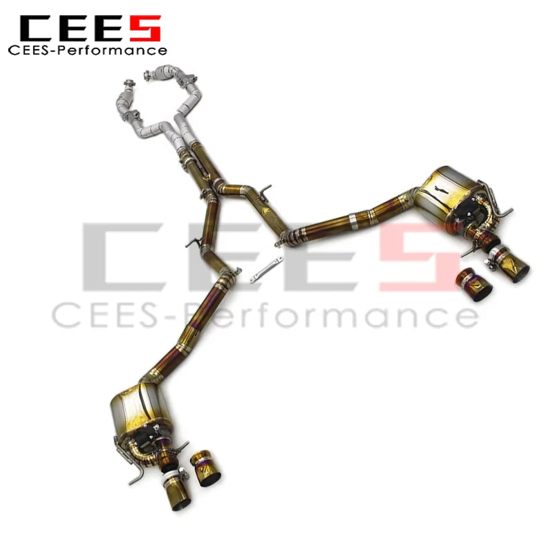 cees for Mercedes-Benz E63/E63S W212 AMG 2007-2016 Valved Sport Exhaust System