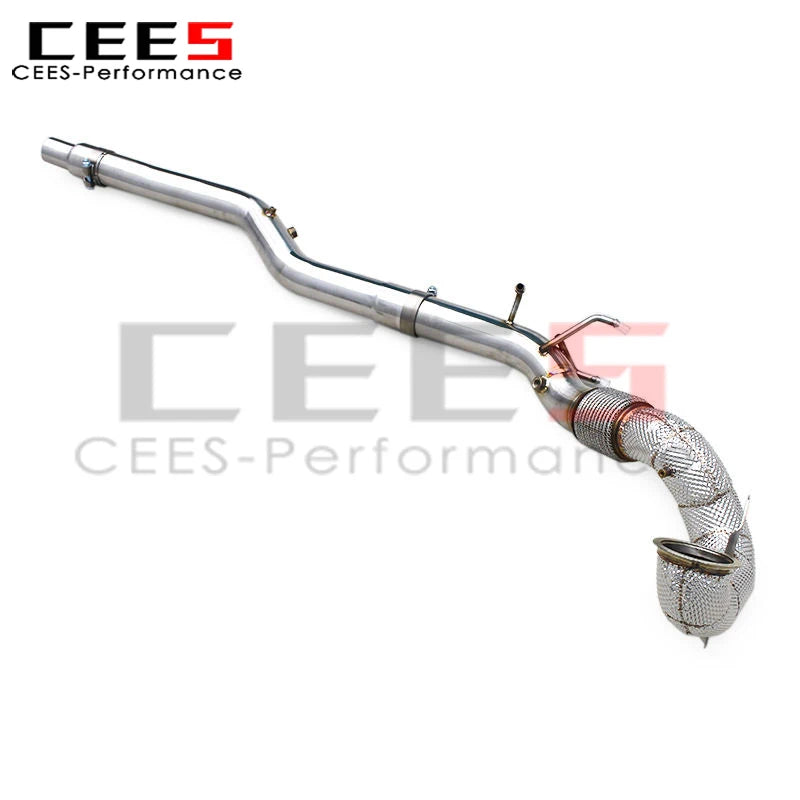 Audi Q3 2.0T 2019-2021 Stainless Steel Downpipe Exhaust with OPF/GPF