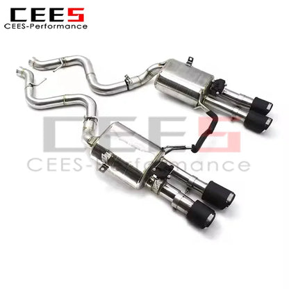 cees Performance Axle Exhaust Pipe System for BMW E92 4.0L 2008-2013 SS304 Stainless Steel Racing Exhaust Muffler Assembly