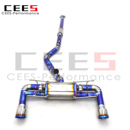 CEES Performance Titanium Exhaust Pipe For Subaru BRZ 2.0L 2013-2019 Valvetronic Catback Exhaust System