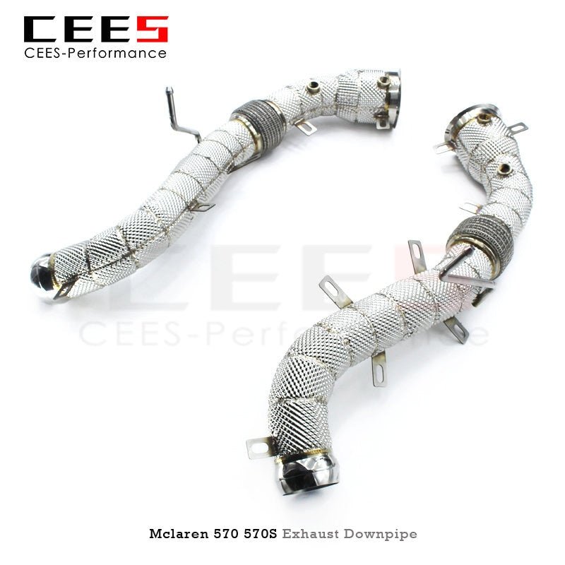 CEES for Mclaren 540C/570/570S/570GT 2015-2018 Racing Car Exhaust Stainless Steel no valve exhaust，no cat downpipe