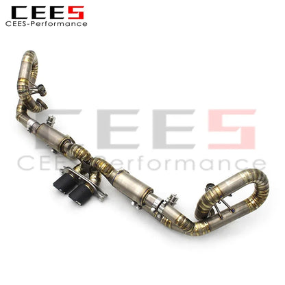 cees Catback Exhaust For Porsche 911 991/991.1 GT3 4.0 2015-2018 Exhaust Pipe Muffler Escape Titanium alloy Exhaust System