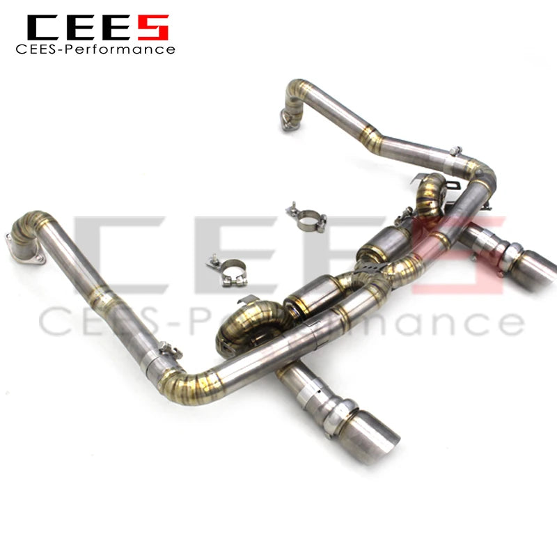 Catback Exhaust For Porsche 718 Boxster/Cayman 2.0T 2016-2023 Modifications and upgrades GT4 Titanium Exhaust Pipe Escape